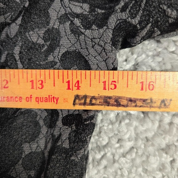 Betsey Johnson Jacket Womens 2 Black Brocade Peplum Runway Gothic Chic - Picture 12 of 16